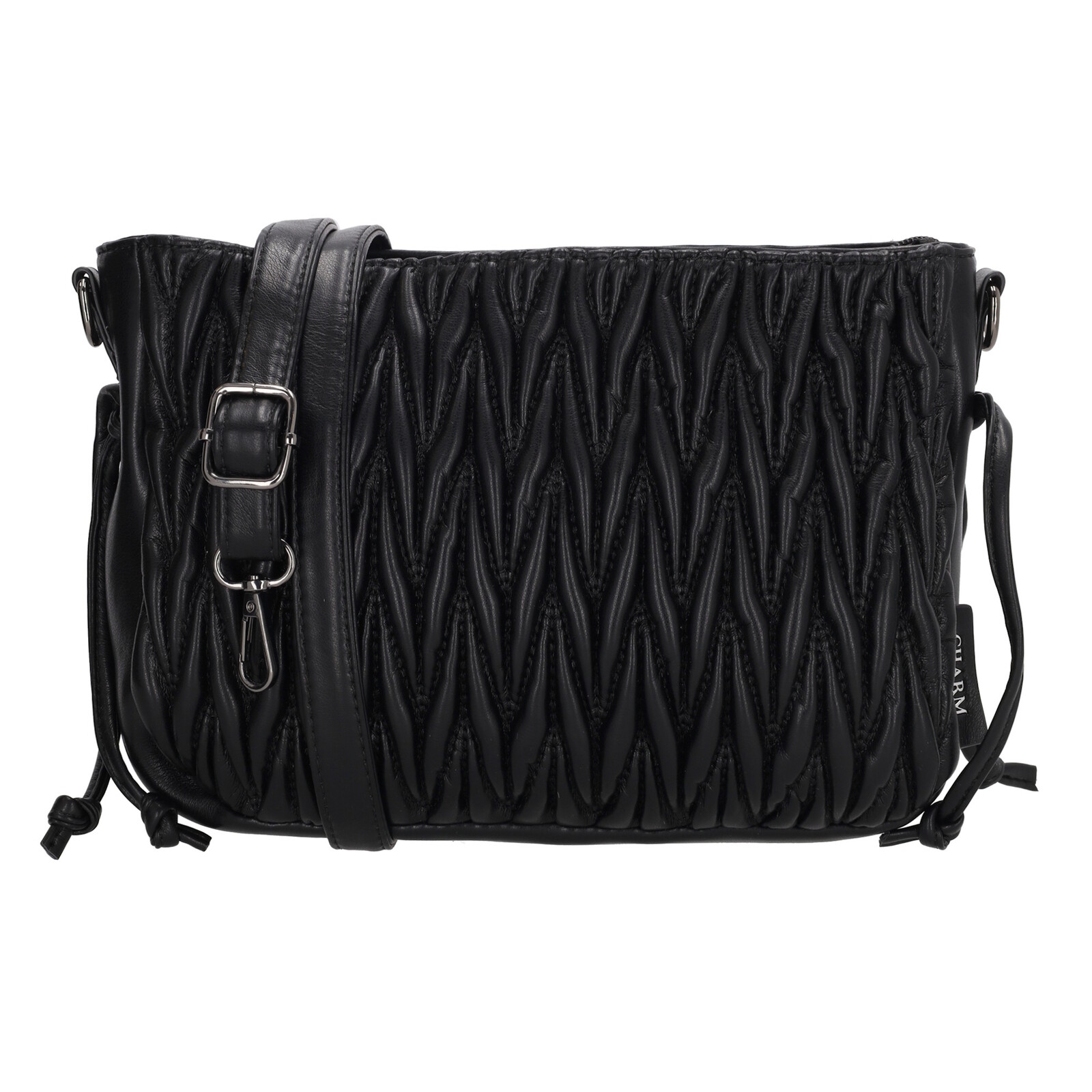 Dámská crossbody kabelka Charm London West End - černá - 25x20 cm