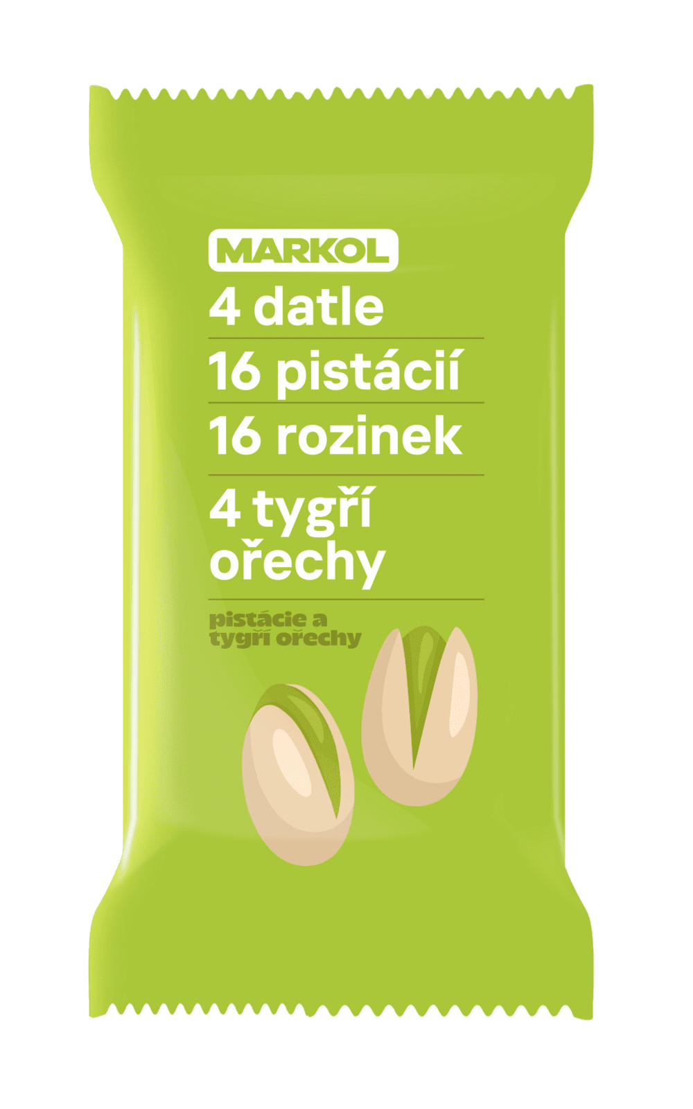 MARKOL Tyčinka pistáciová s tigernuts 40 g