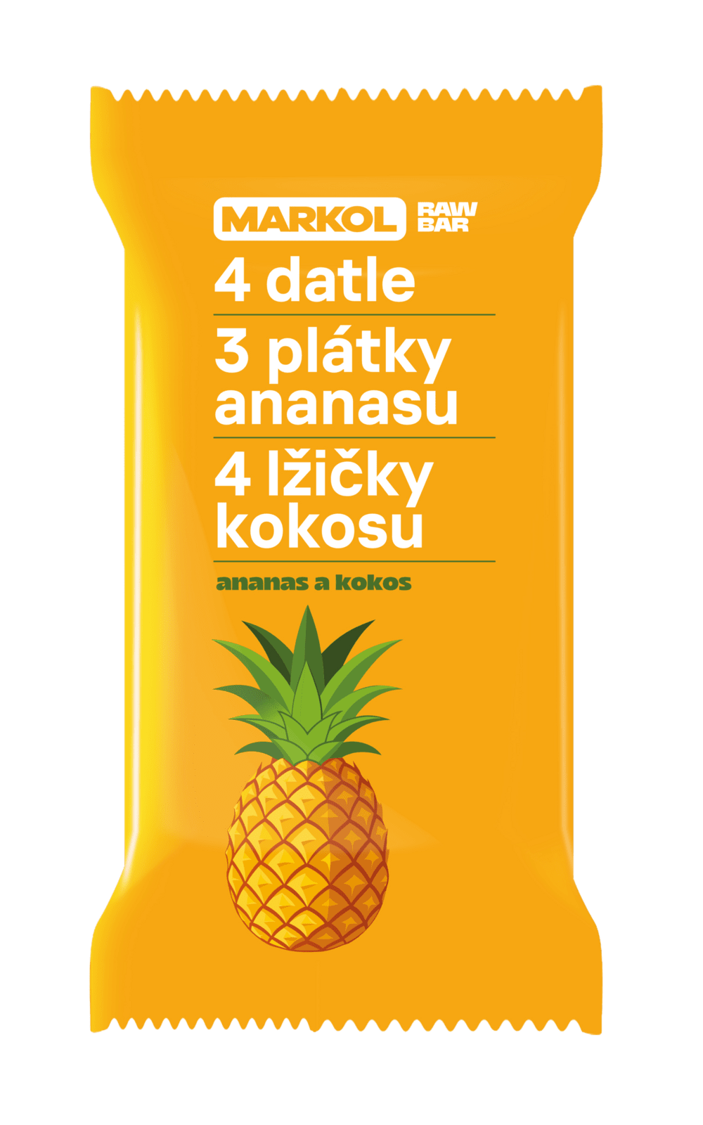 MARKOL Tyčinka ananasová s kokosem 40 g