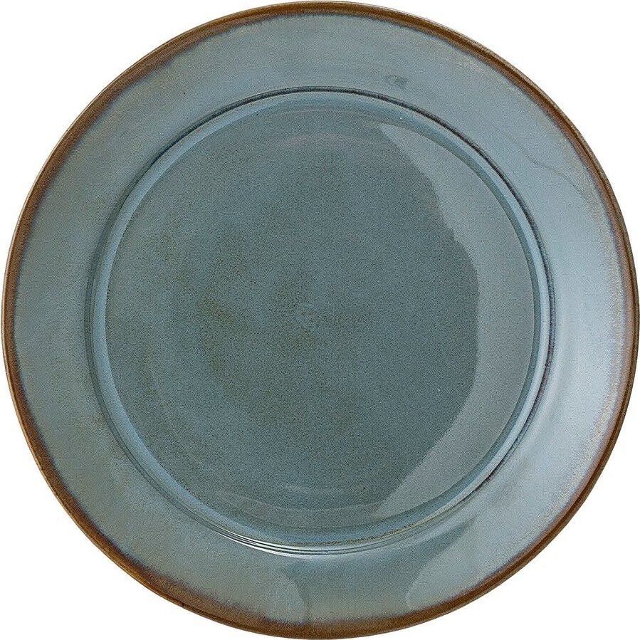 Zelený kameninový talíř Bloomingville Pixie, ø 28 cm