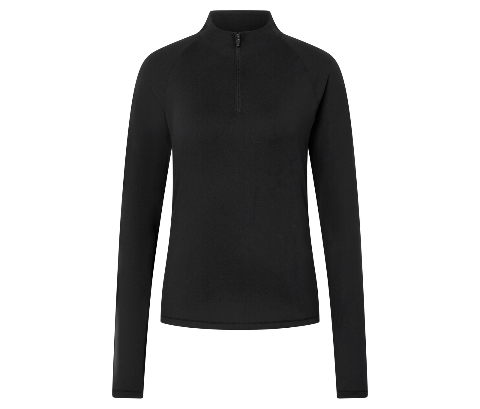 Tchibo - Sportovní triko s polovičním zipem - pro ženy - vel. S 36/38 - barva: černá