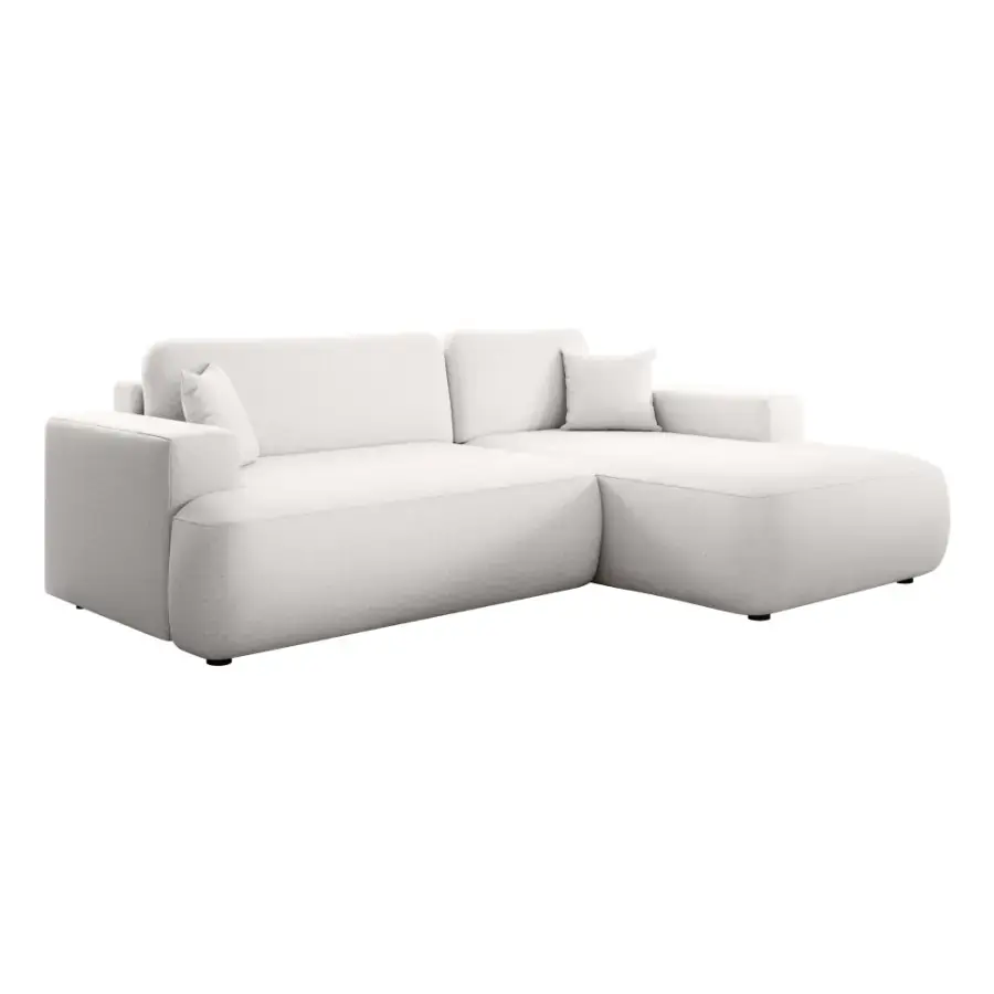 Tempo Kondela Sedací souprava pravá GARY ROH - bílá