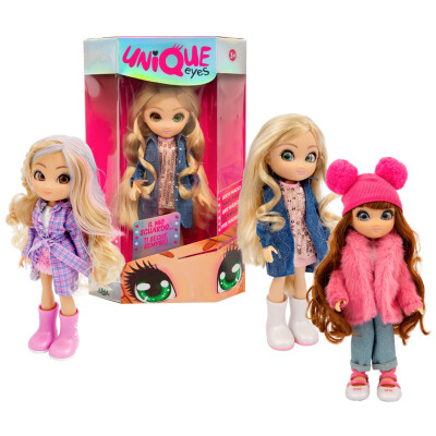 Panenka Unique Eyes - barevné pramínky