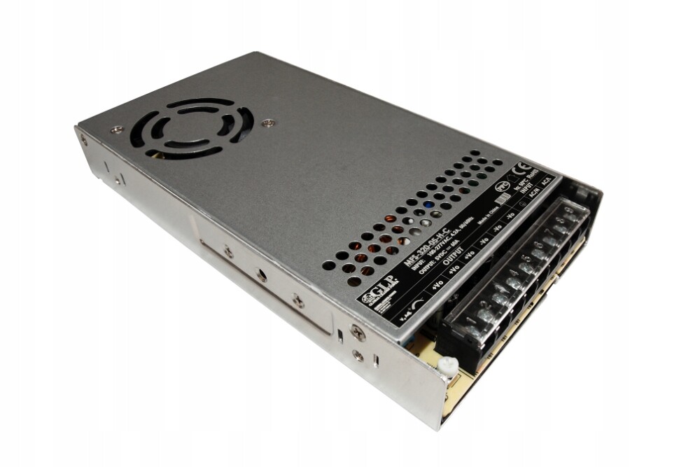 MFS-320-05-HC: Glp 5V/60A/300W krytý zdroj, Pfc, Uin 85-305VAC 120-4
