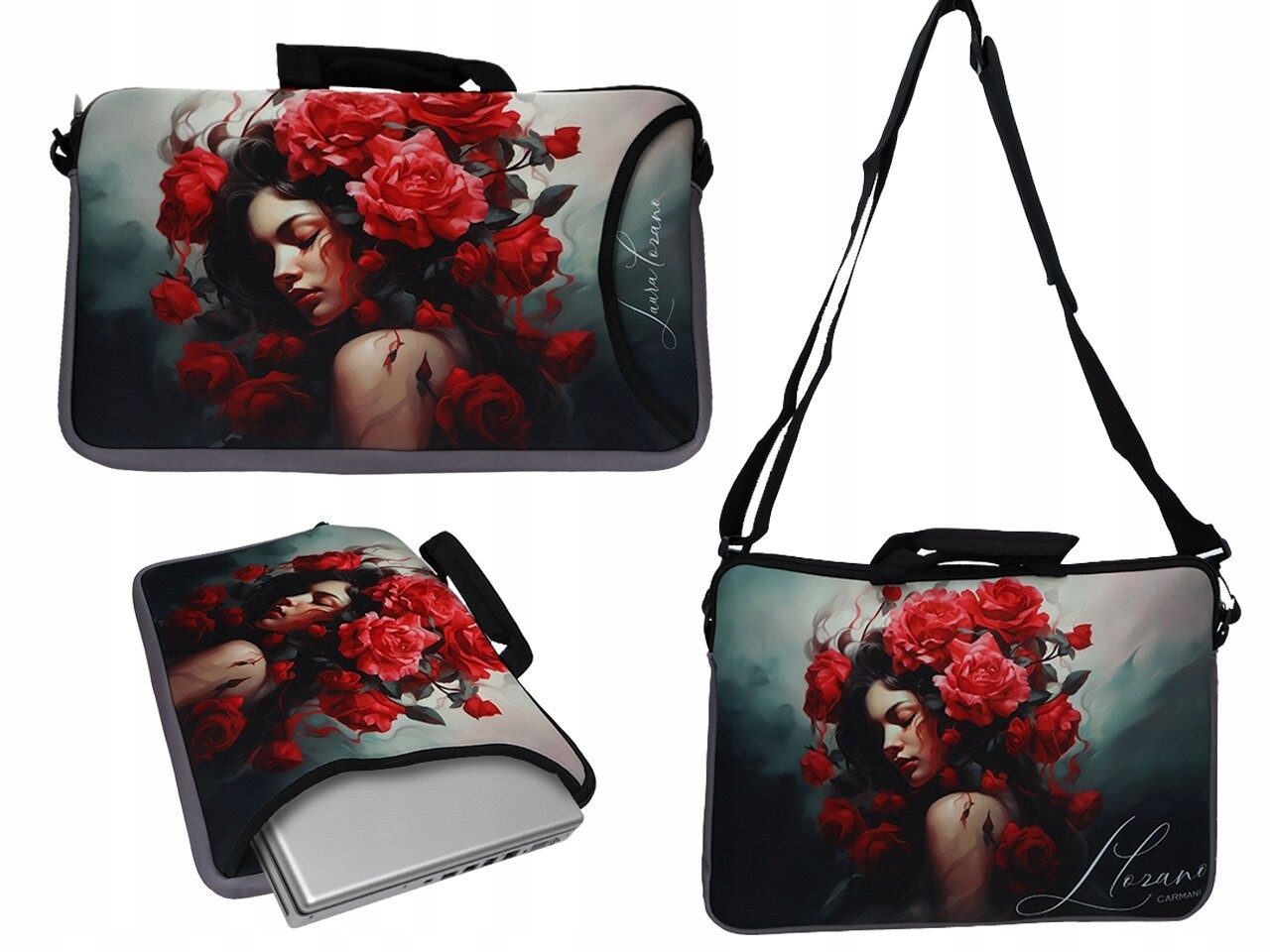 Taška na notebook L. Lozano, Lady`s Floral Symphon (carmani)