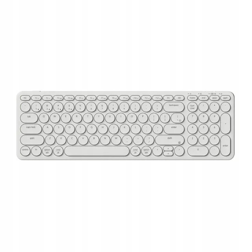 Keychron B4 Pro Nízkoprofilová membránová klávesnice Ultra-Slim Ivory White