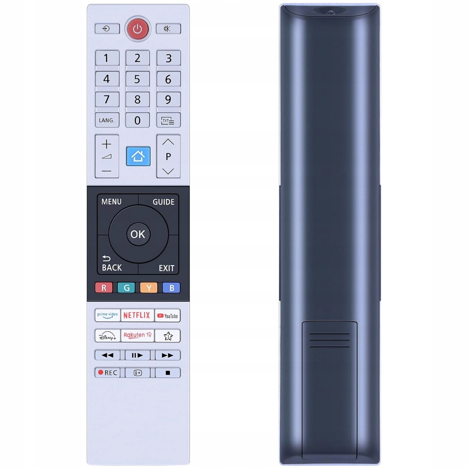 Dálkový Ovladač CT-8567 Pro Toshiba Smart Tv Netflix Youtube Rakuten Tv