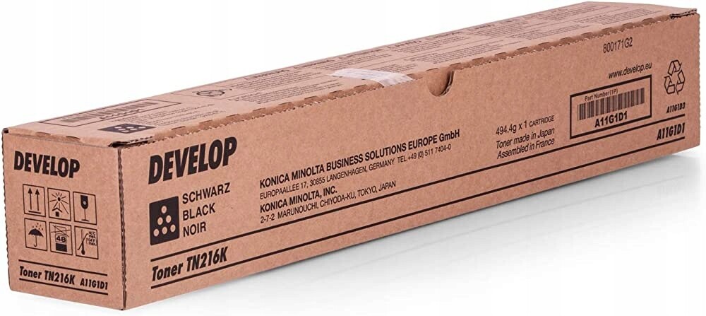 Toner Develop TN-216 A11G1D1 26 tisíc K Originál +220 +280