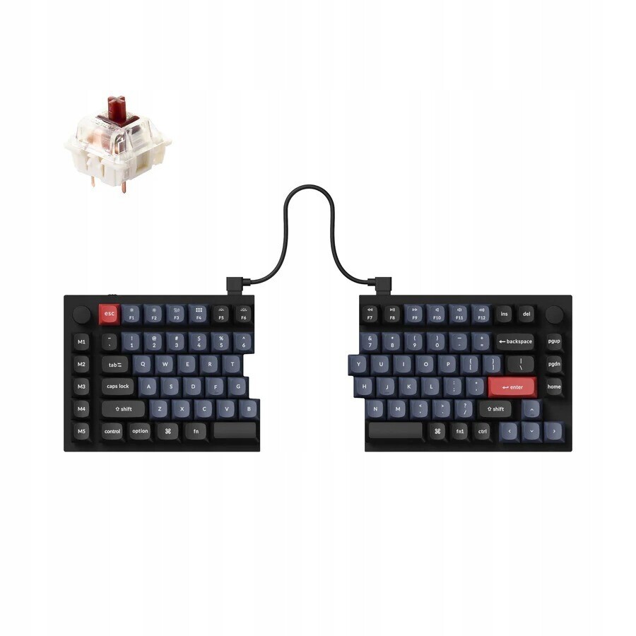 Keychron Q11 Qmk Split Customová mechanická klávesnice Gateron Pro Brown