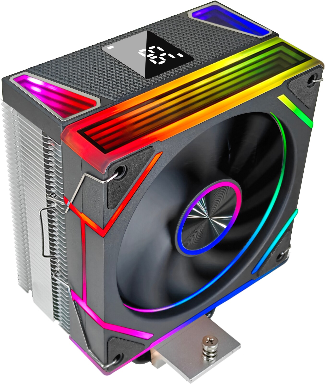 Chlazení S Obrazovkou Cased 180W Argb Pwm Infinity Mirror Tichý Výkon