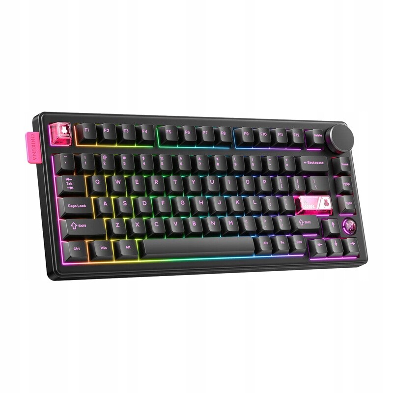 Onikuma MT706 Mechanická klávesnice pro hráče 30h Rgb Usb Bt černá