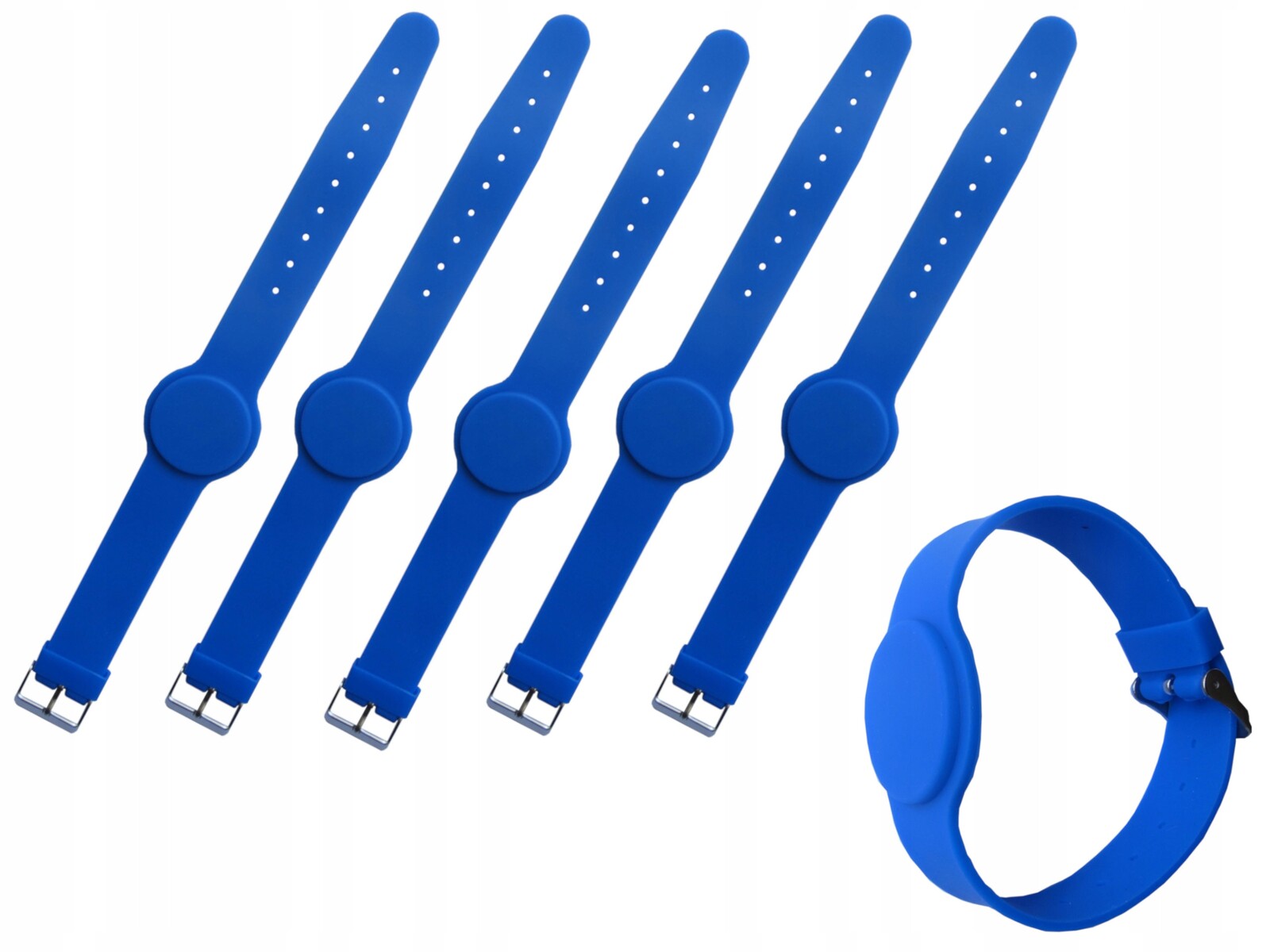 Bazénová páska modrá Unique 125kHz Tag ID EM4100 Silikonová 50 kusů