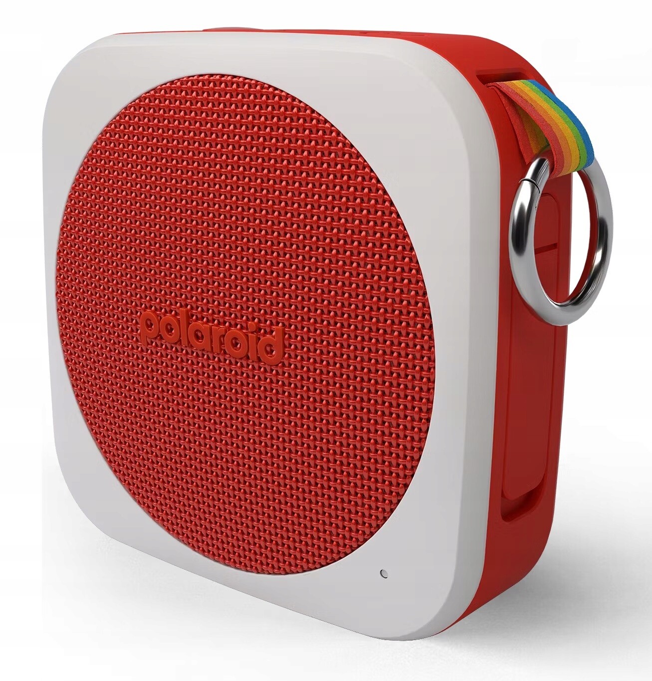 Bluetooth reproduktor Polaroid Music 1 Červeno-bílý IPX5 Led Retro styl