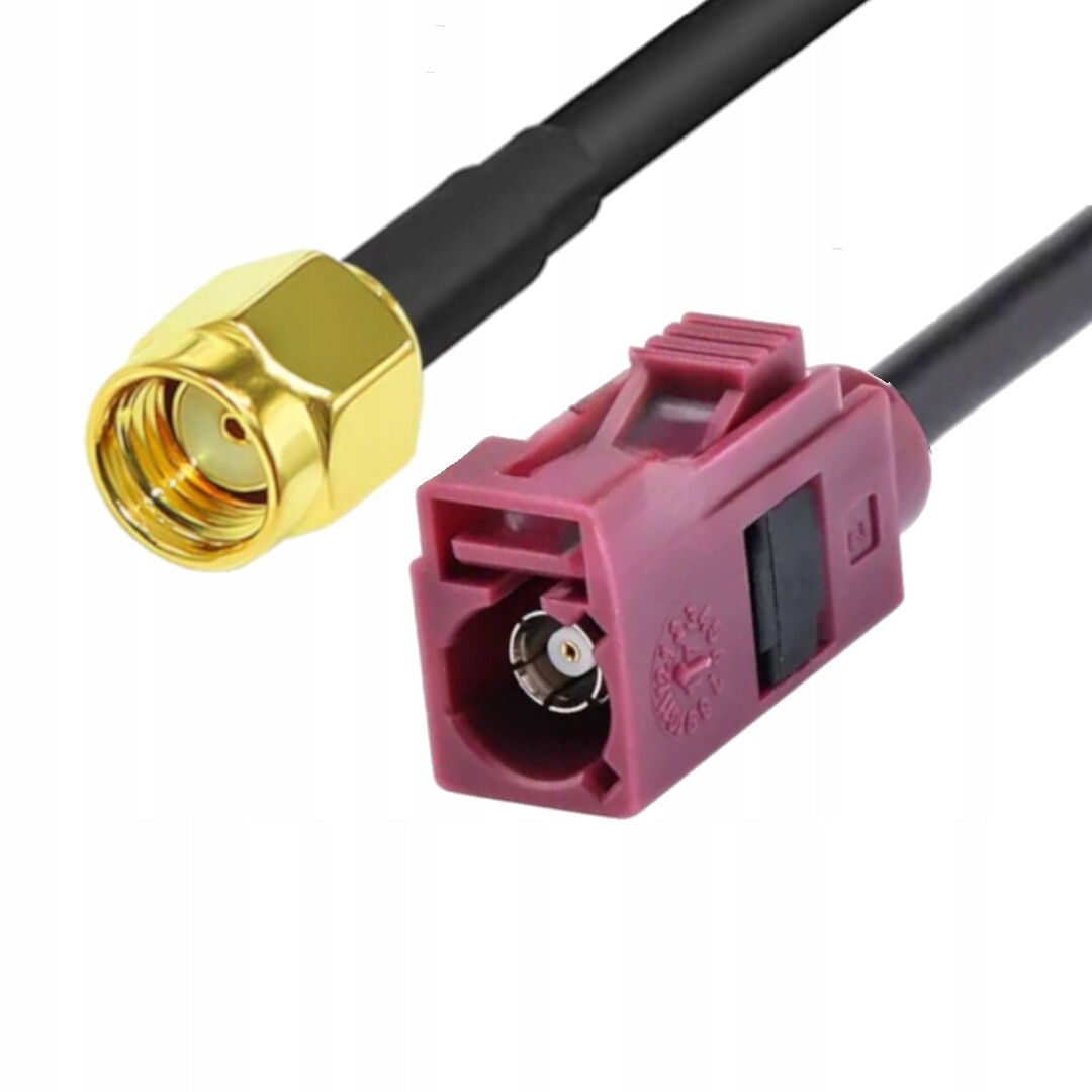 Pigtail Fakra D zásuvka Sma Rp zástrčka RG58 5m