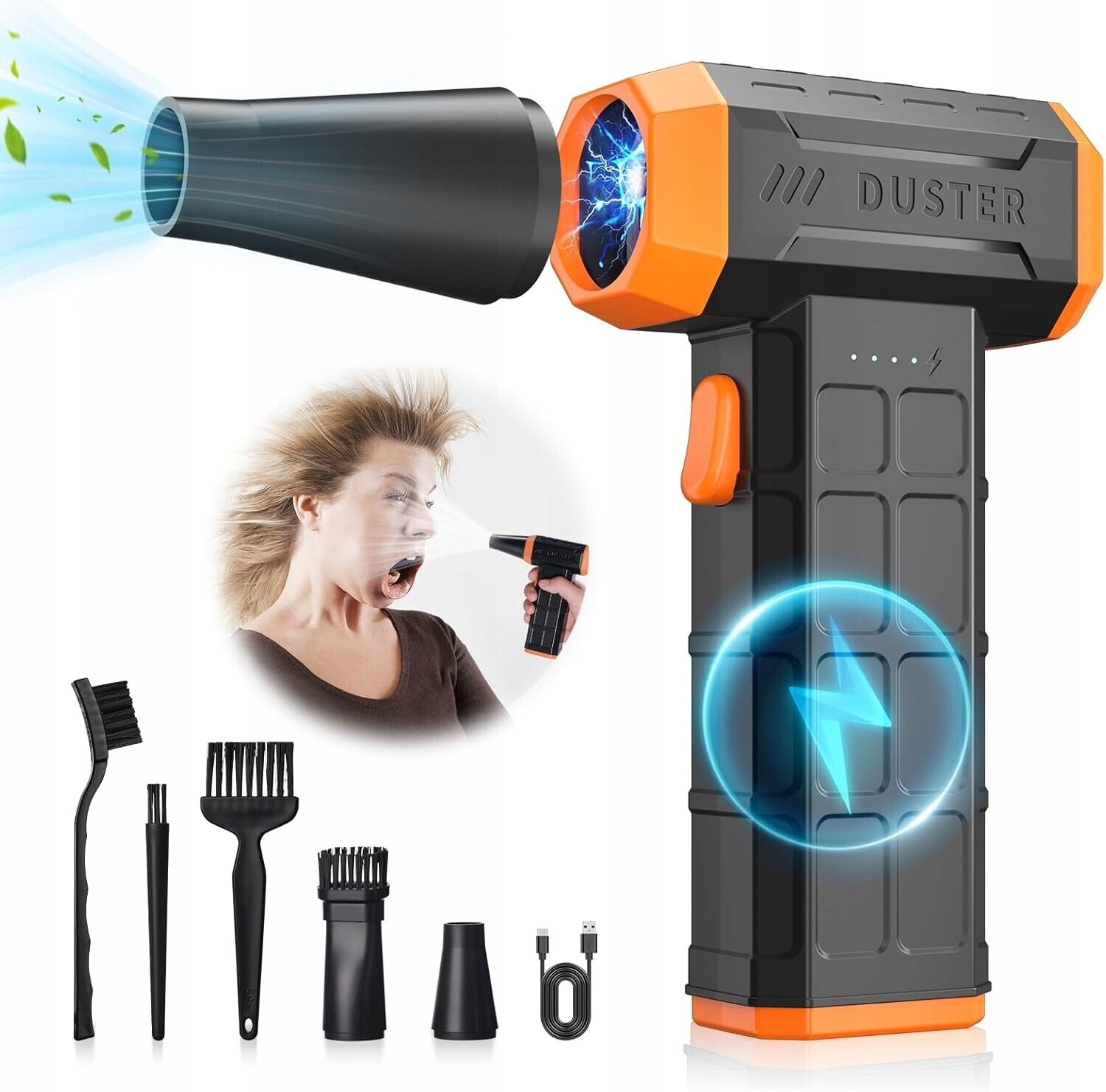 Elektrické Dmychadlo Na Prach Whatook Stlačený Vzduch Bezdrátové