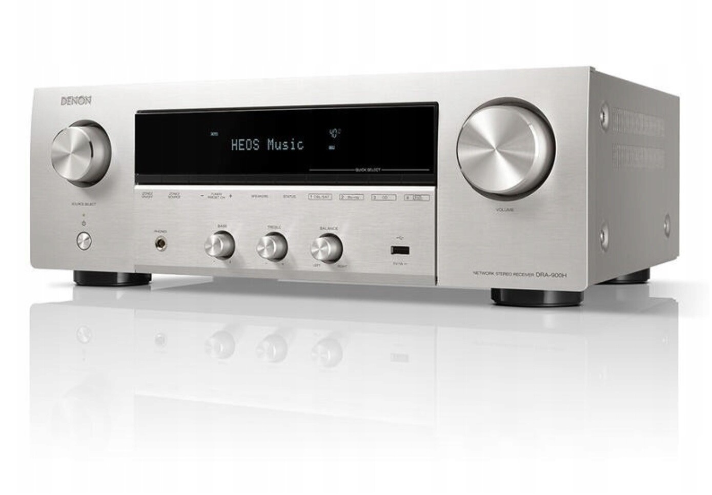 Nový Amplituner Denon DRA-800H Stříbrný Úžasné hudební zážitky