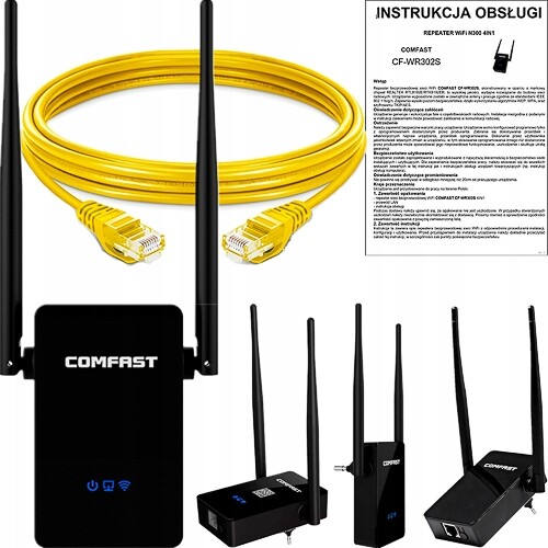 N300 Zesilovač WiFi Signálu Repeater Extender Antény Lan Velký Dosah