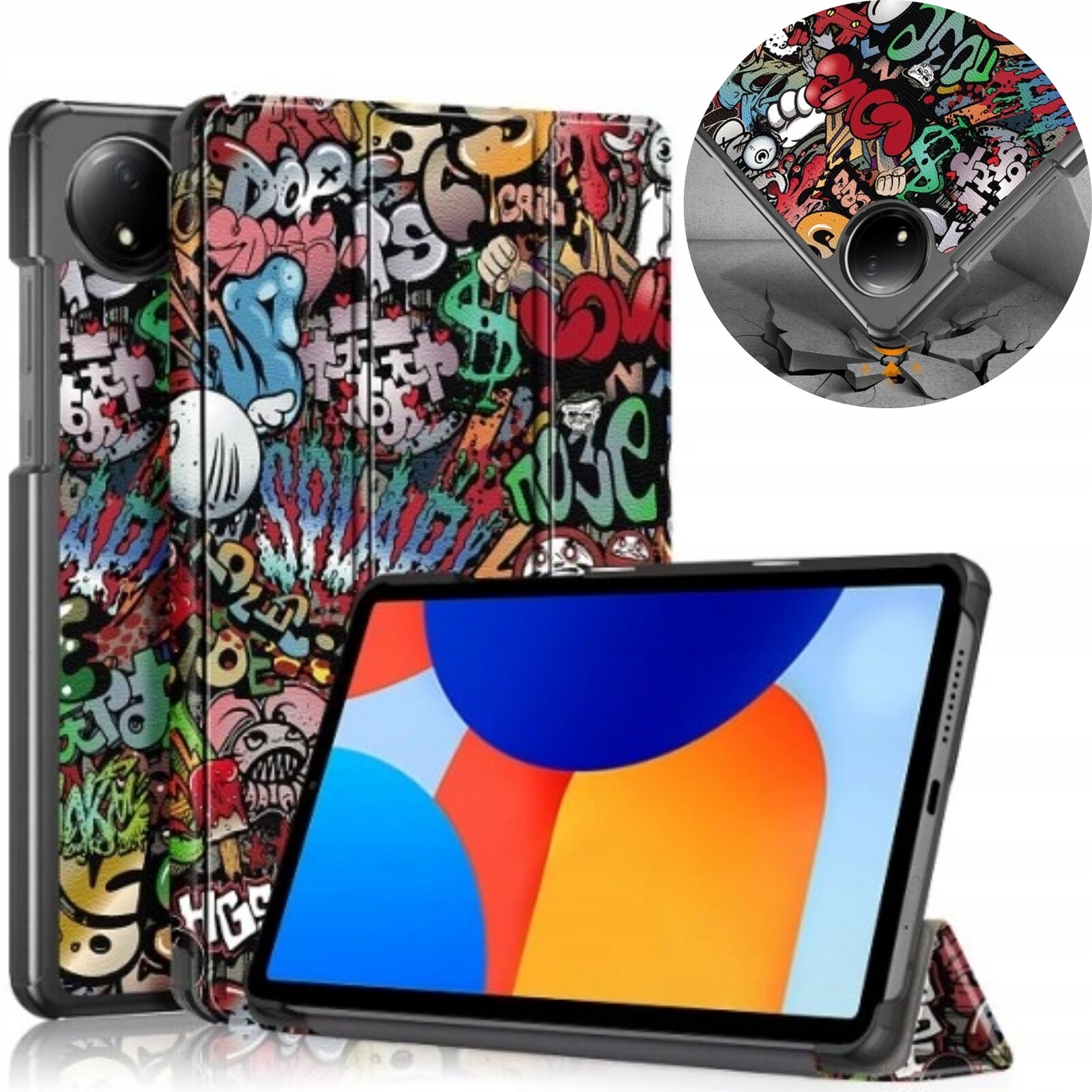 Pouzdro s klopou a zadním krytem pro Xiaomi Redmi Pad Se 2024 8.7