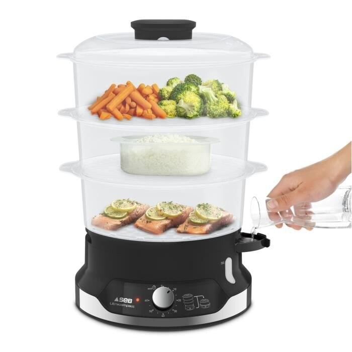 Parní hrnec Seb VC204800 9 l černý 800 W