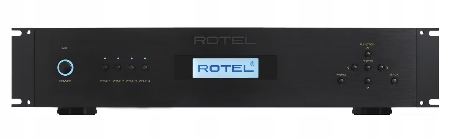 Multiroom Hi-Fi zesilovač Rotel C8 Vynikající zvuk, všestranné funkce