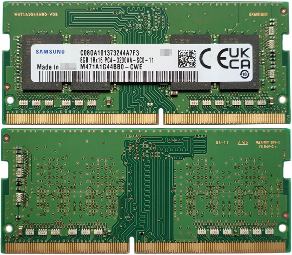 (n) 8GB 1*8GB Samsung DDR4 3200MHz 1.2V M471A1G44BB0-CWE