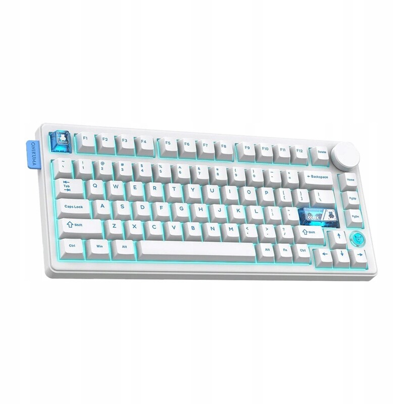 Onikuma MT706 Mechanická klávesnice Qwerty Usb Bluetooth Gamingová bílá