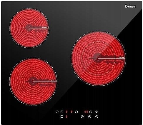 Karinear KNC-RATV603TS keramická deska 3 pole 60 cm