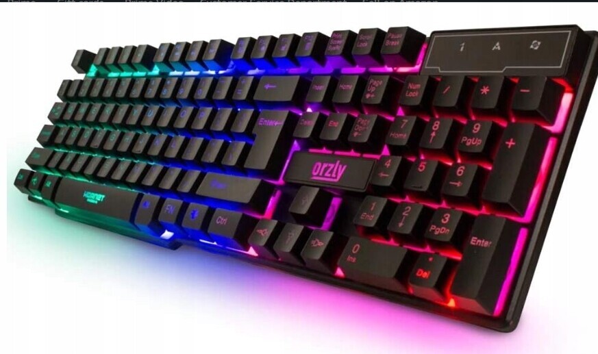 klávesnice RX-250 Edition Pc Gaming 4 v 1 balíček rozložení klávesnice Azerty