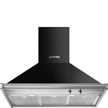 Nástěnná digestoř 90 cm 781 m3/h, 3 rychlosti Led Smeg KD90HNE