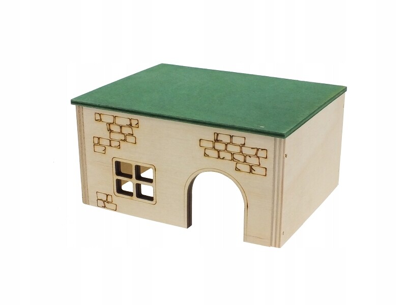 Domeček pro křečka, myšku, potkana Pinokio 9 x 17.5 x 12 cm