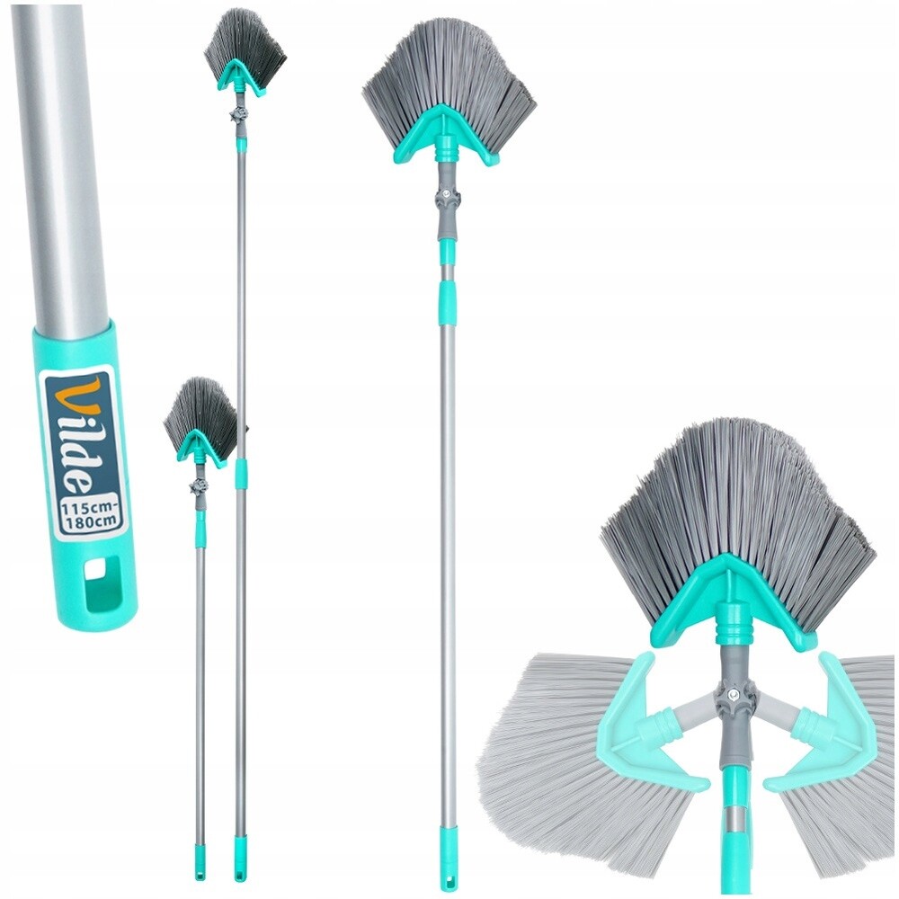Metla Trojkatna, rohová teleskopická kartáč na prachové pavučiny