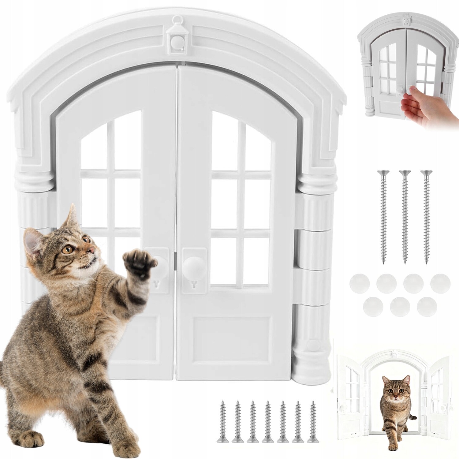 Vnitřní Dveře Pro Kočky Jsou Bezpečné Pro Dlouhodobé Používání