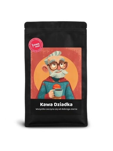 Káva zrnková Dědečka 1 kg Čerstvě pražená z pražírny KávaMať