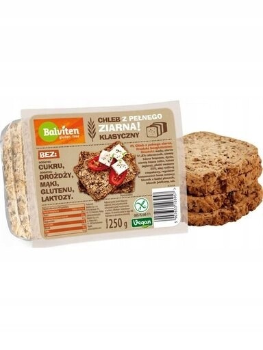 5 x Balviten Chléb celé zrno bezlepkový 250 g