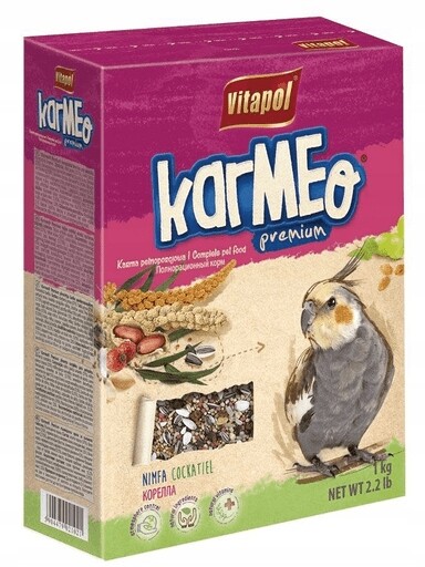 4 x Vitapol Krmivo pro nymfy 1 kg