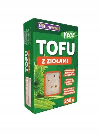 4x Aromatické Tofu s bylinkami Kostka bylinné 250g Naturavena