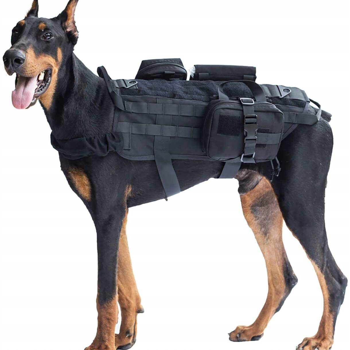 Postroj pro psa Tréninkový taktický přepínací transportní postroj L