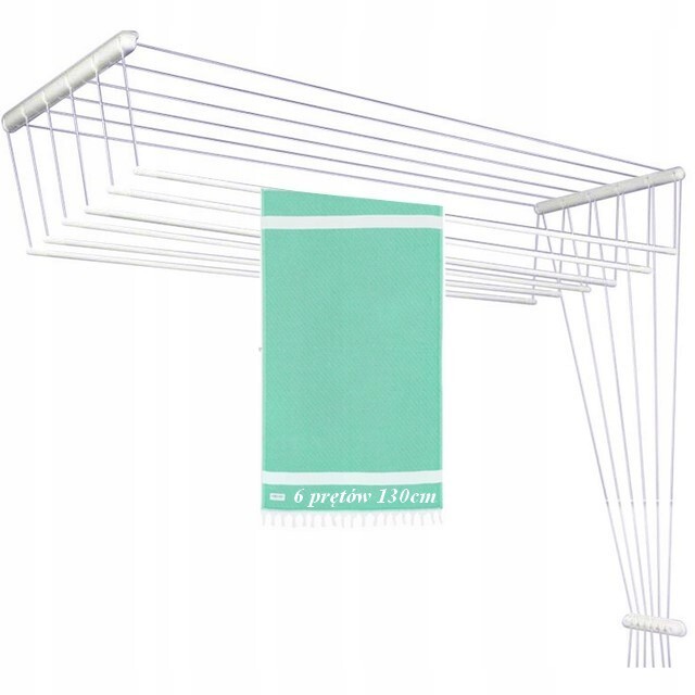 Sušák Stropní Mars Do Koupelny 6-Tyčový délka 130cm