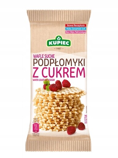 8 x Kupiec Podplomyky s cukrem (fólie) 140 g