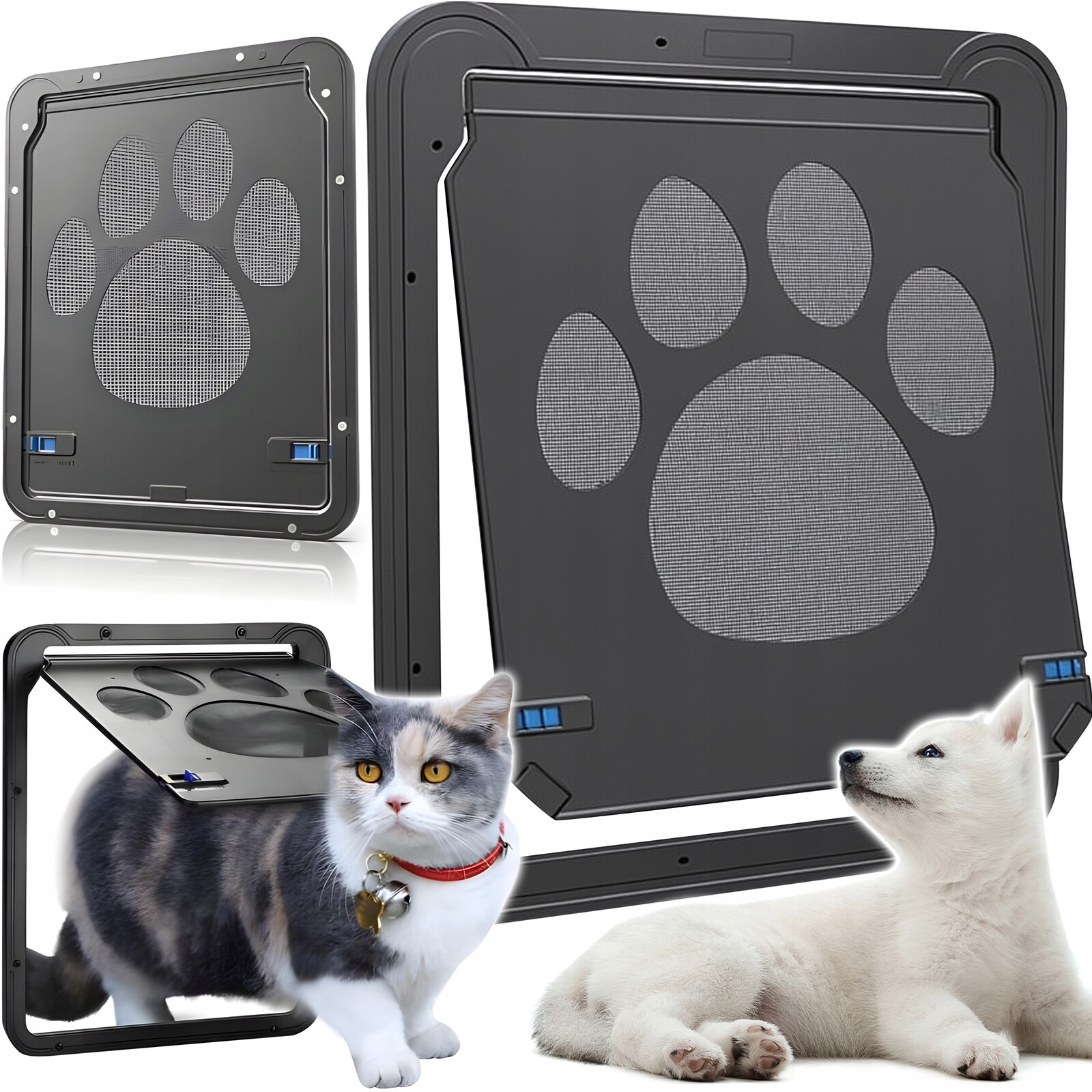 Branka Klapka Tunel Na Dveře Moskytiéra Dvířka Pro Psy Psa Kočky