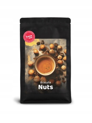 Káva zrnková Brazílie Nuts 1 Kg Čerstvě pražená z pražírny KawaMať
