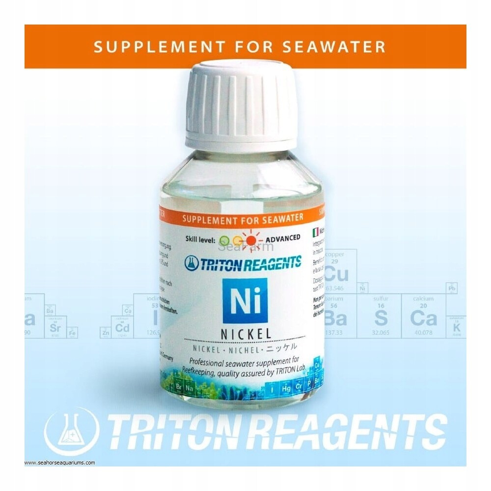 Nikl Nickel Ani Doplněk Stopových Prvků Mořské Akvárium 100 ML