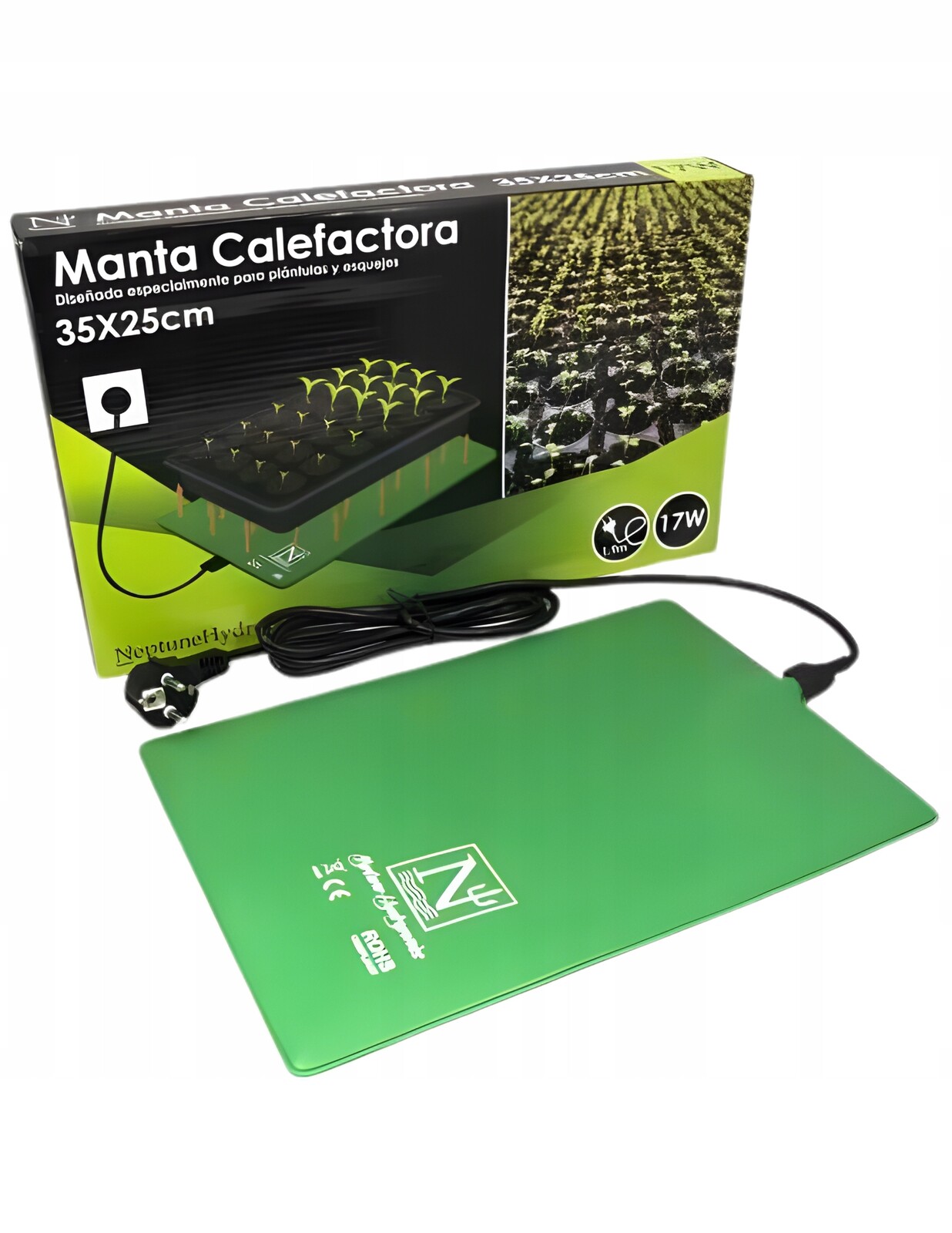 Vyhřívací Podložka 17W 35×25 cm pro propagaci – Neptune Hydroponics