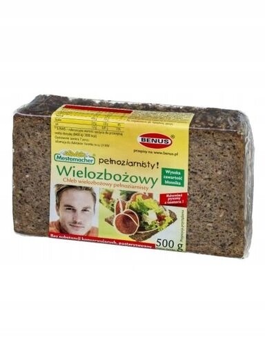 5 x Mestemacher Víceobilný chléb celozrnný 500 g