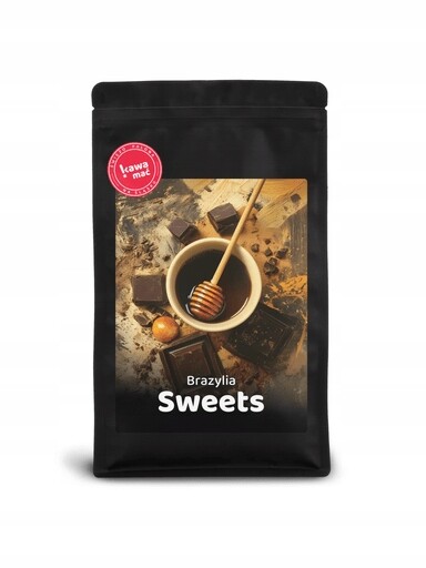 Káva zrnková Brazílie Sweets 1 Kg Čerstvě pražená z pražírny KawaMać