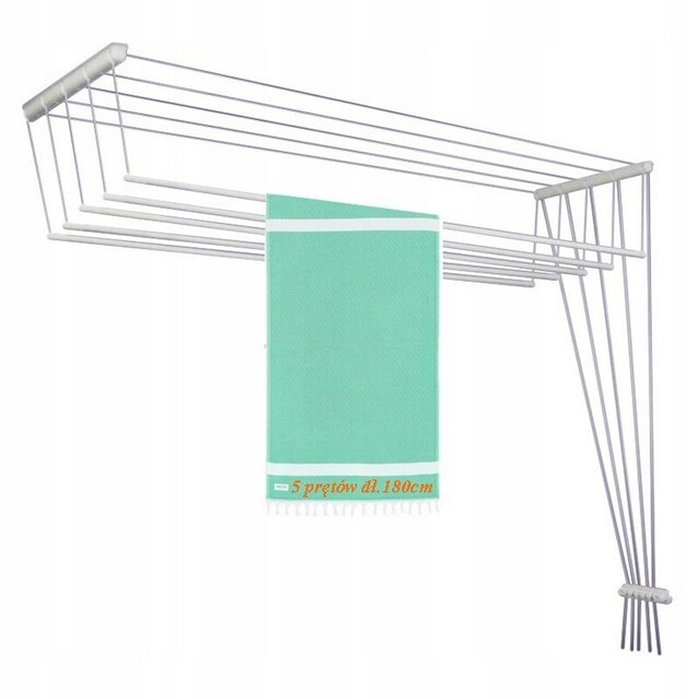 Sušák Stropní Mars Do Koupelny 5-Tyčový délka 180cm