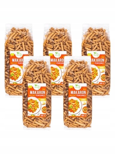 1X Biolife Těstoviny Špaldové celozrnné Trubky Bio Vysoká kvalita 400G X5