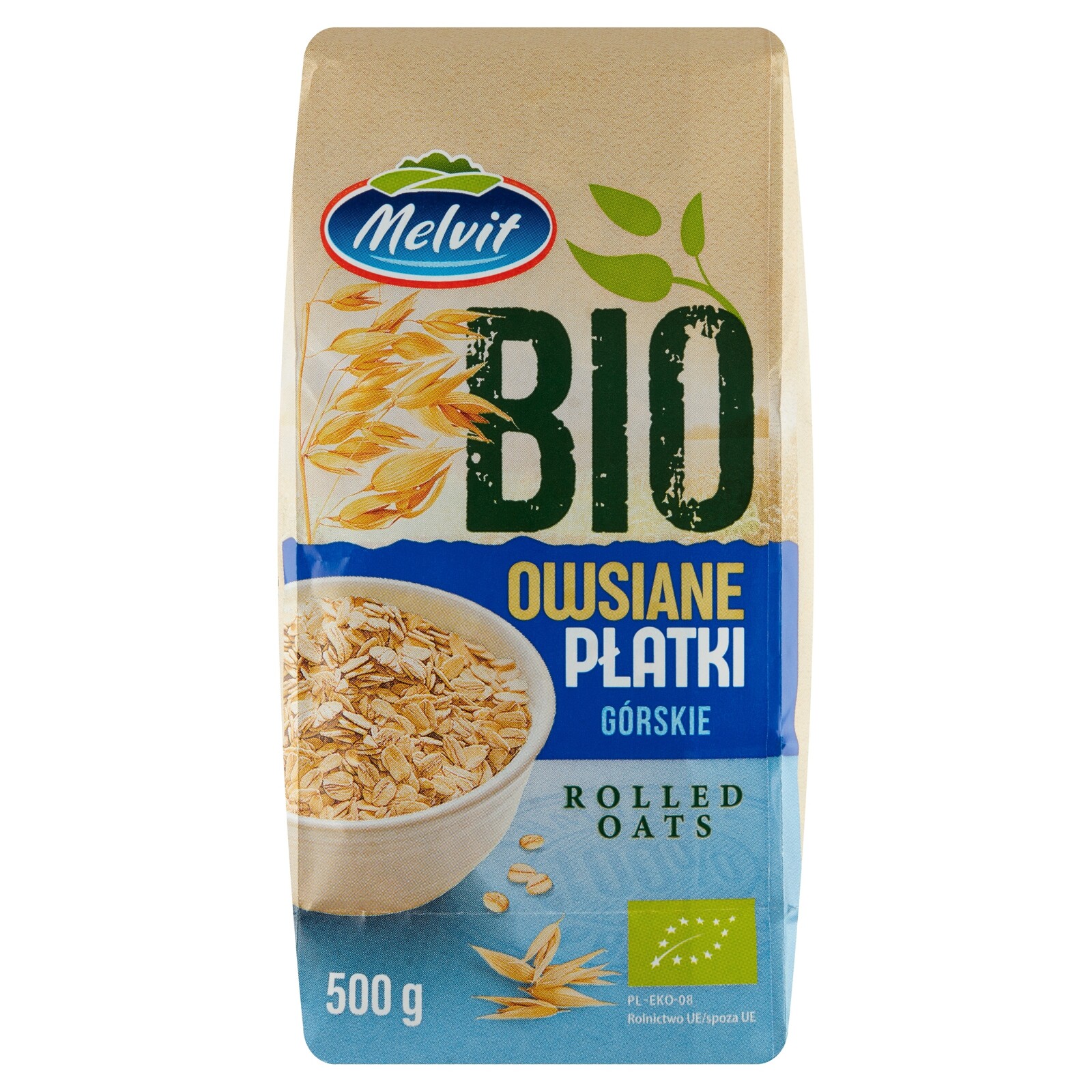 8X Melvit Bio Ovesné horské vločky 500 g