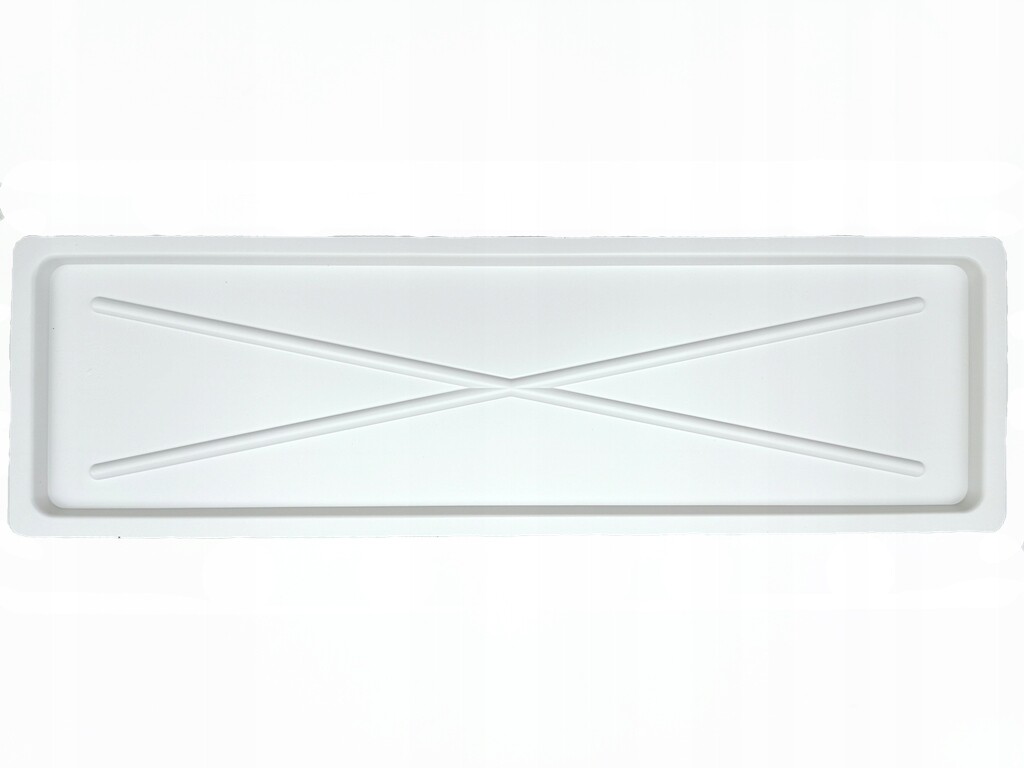 Bílý odkapávač na nádobí 75x22,5 cm