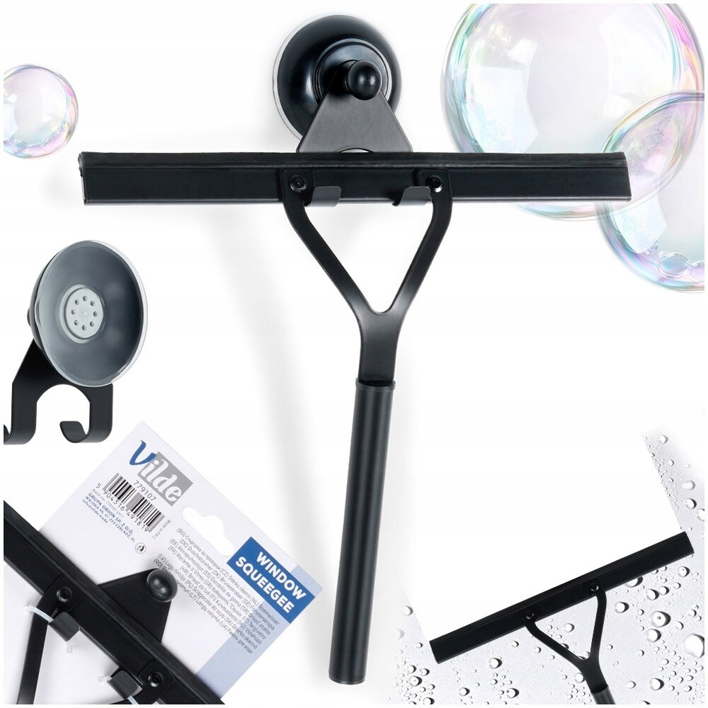 Černá závěsná stěrka na okna